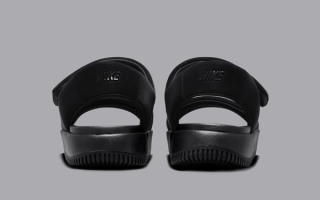The Nike Calm Sandal Surfaces in Triple Black | House of Heat°